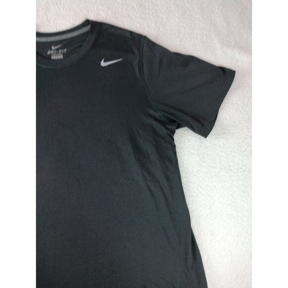 NIKE‎ Men's Logo Dri-FIT Short Sleeve T-Shirt Black Size Large - Picture 6 of 11